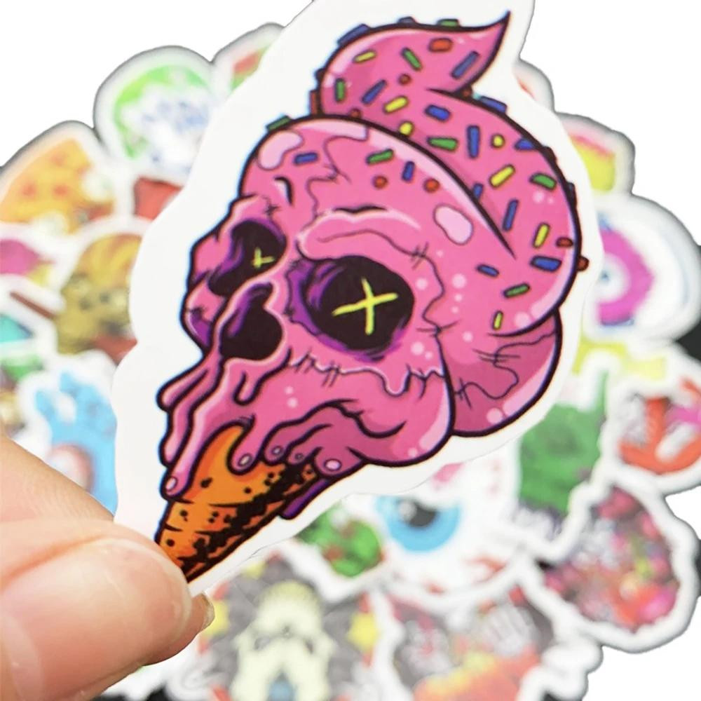 Stickers - horror - zombies - 50 pcs