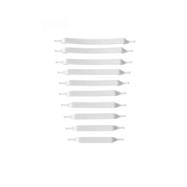 Lacets élastiques - blanc 16 pcs