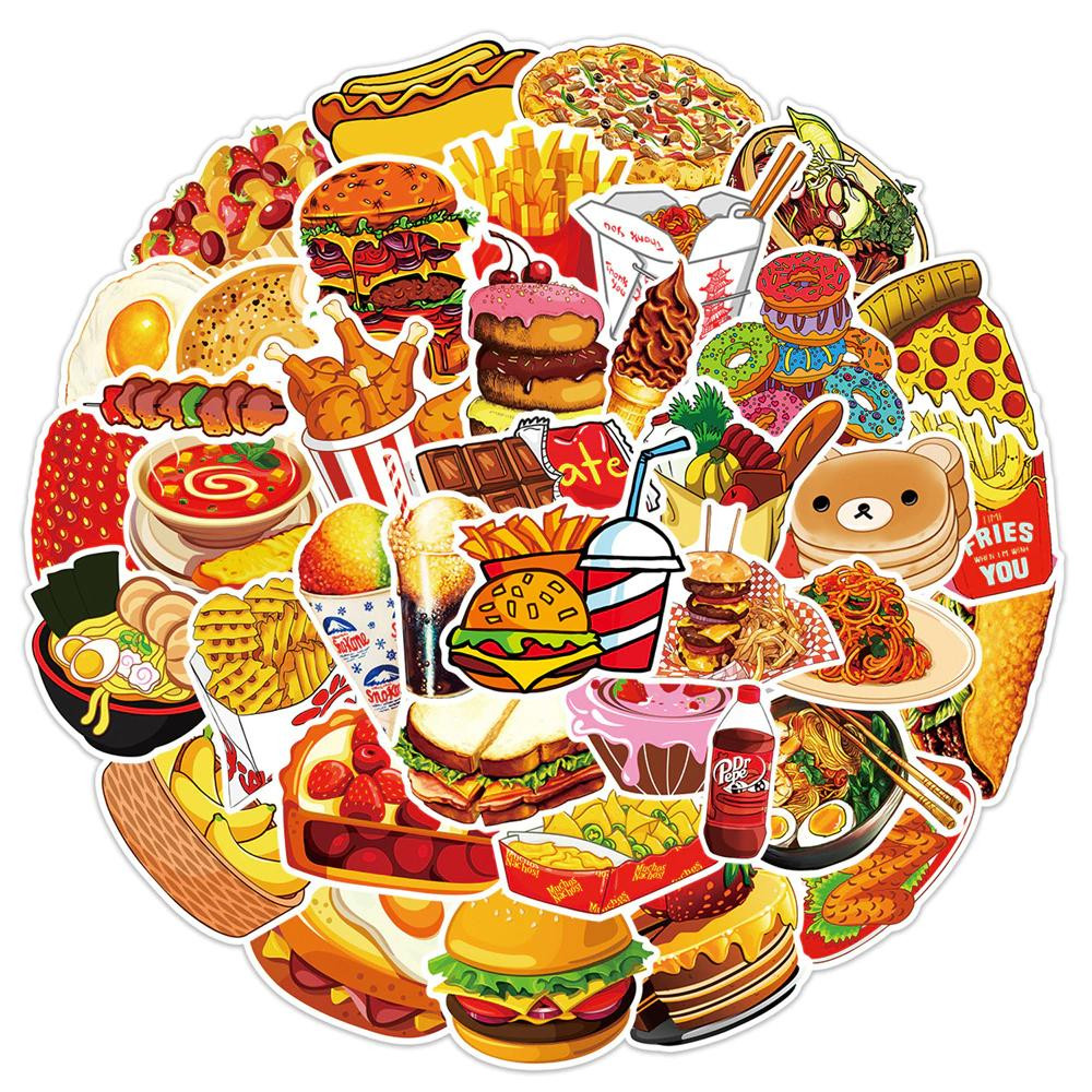 Autocollants - plats - 50 pcs