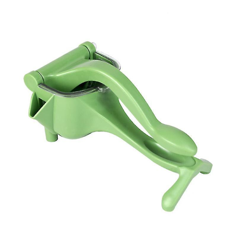 Handheld juice press, green