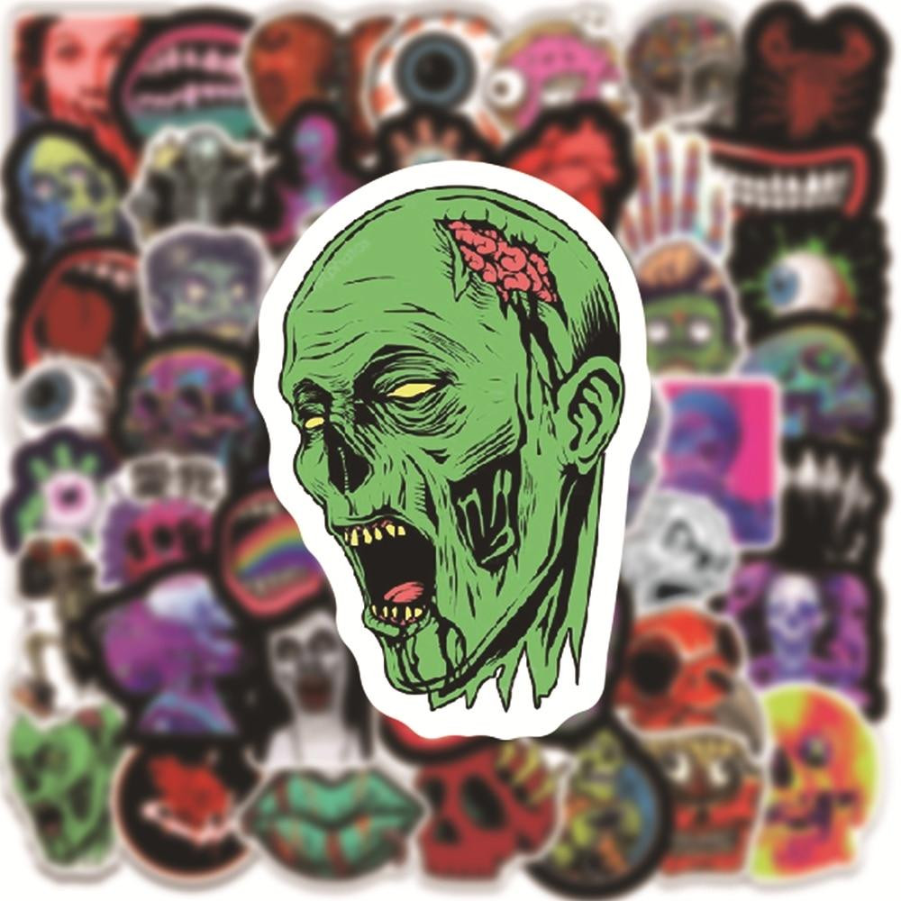 Stickers - zombies - 50 st