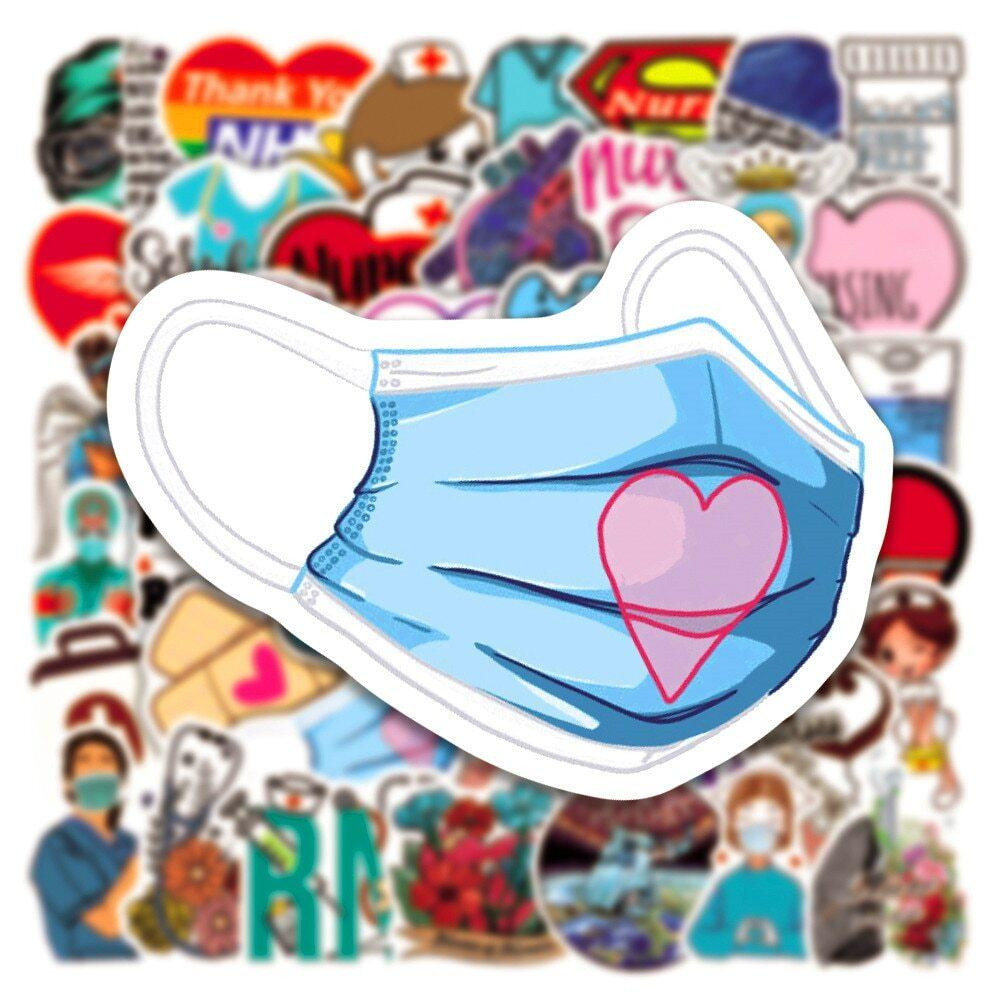 Stickers nurses - 50 pcs