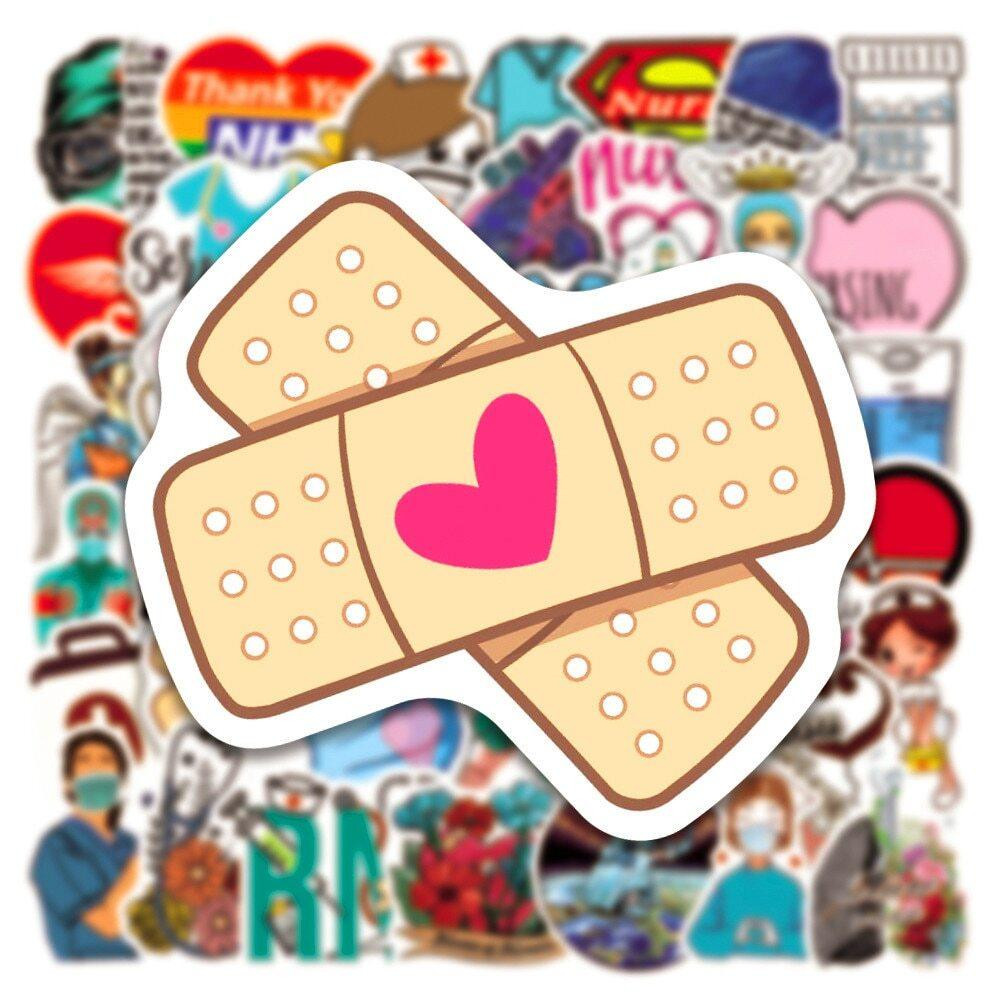 Stickers nurses - 50 pcs