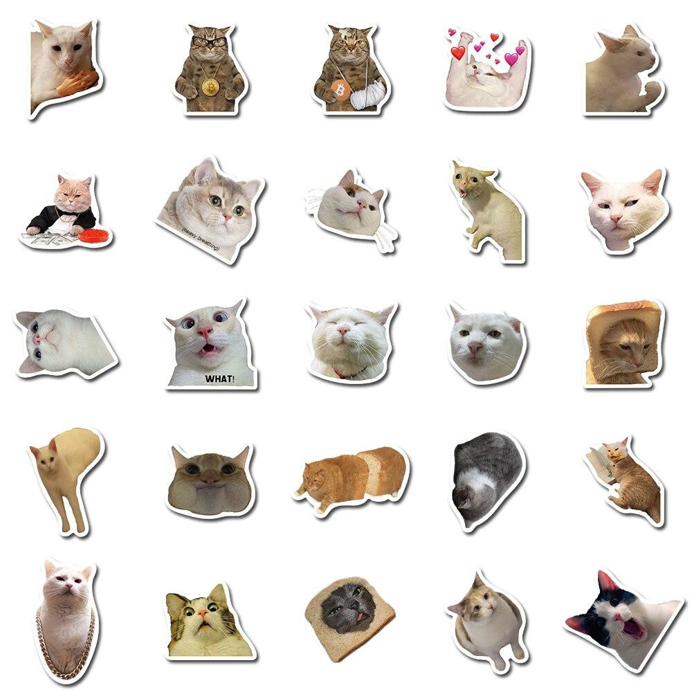 Stickers cats - 50 pcs