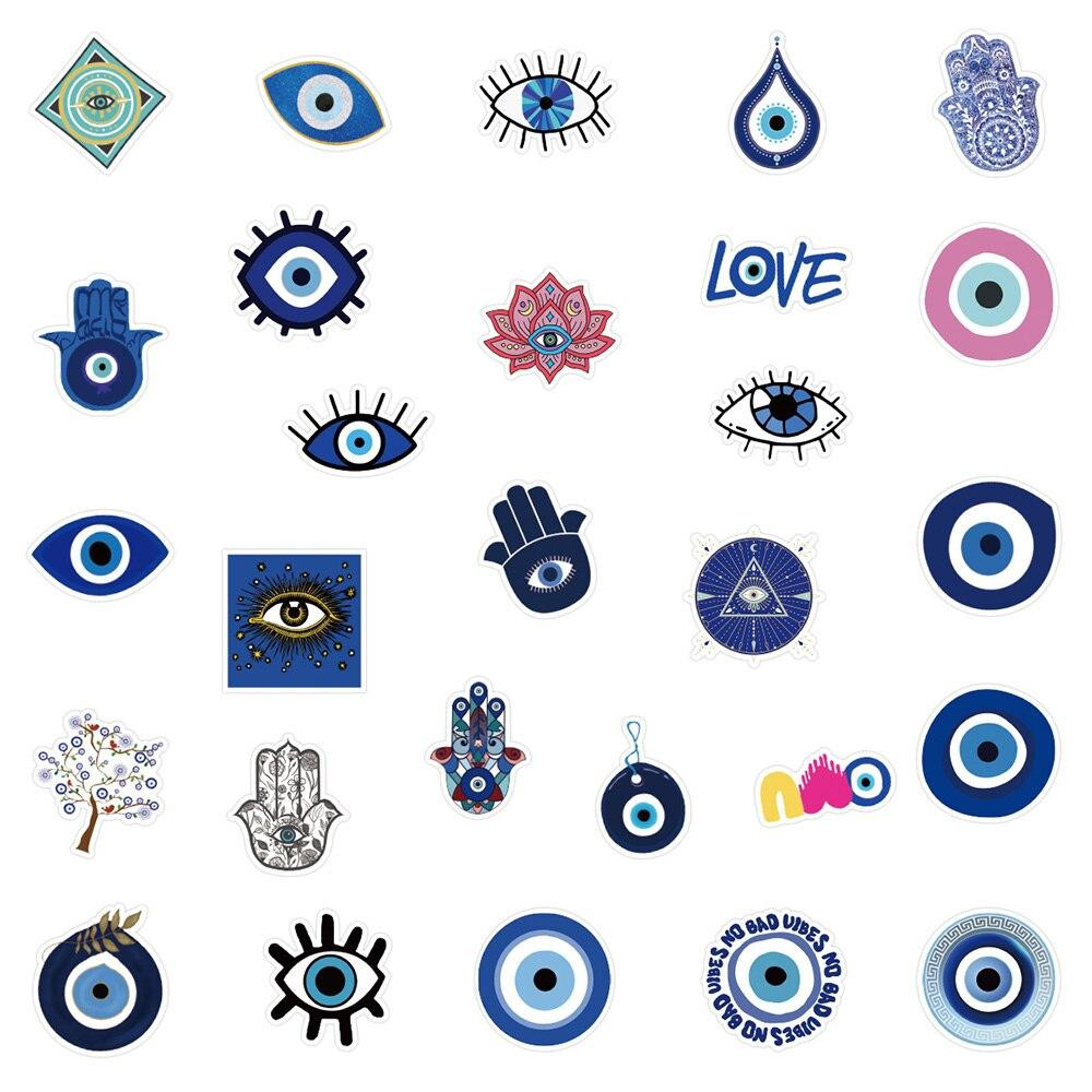 Stickers - coole ogen - 50 st