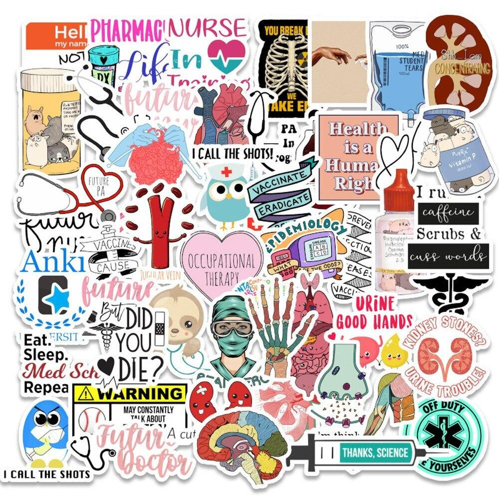 Stickers nurses - 50 pcs