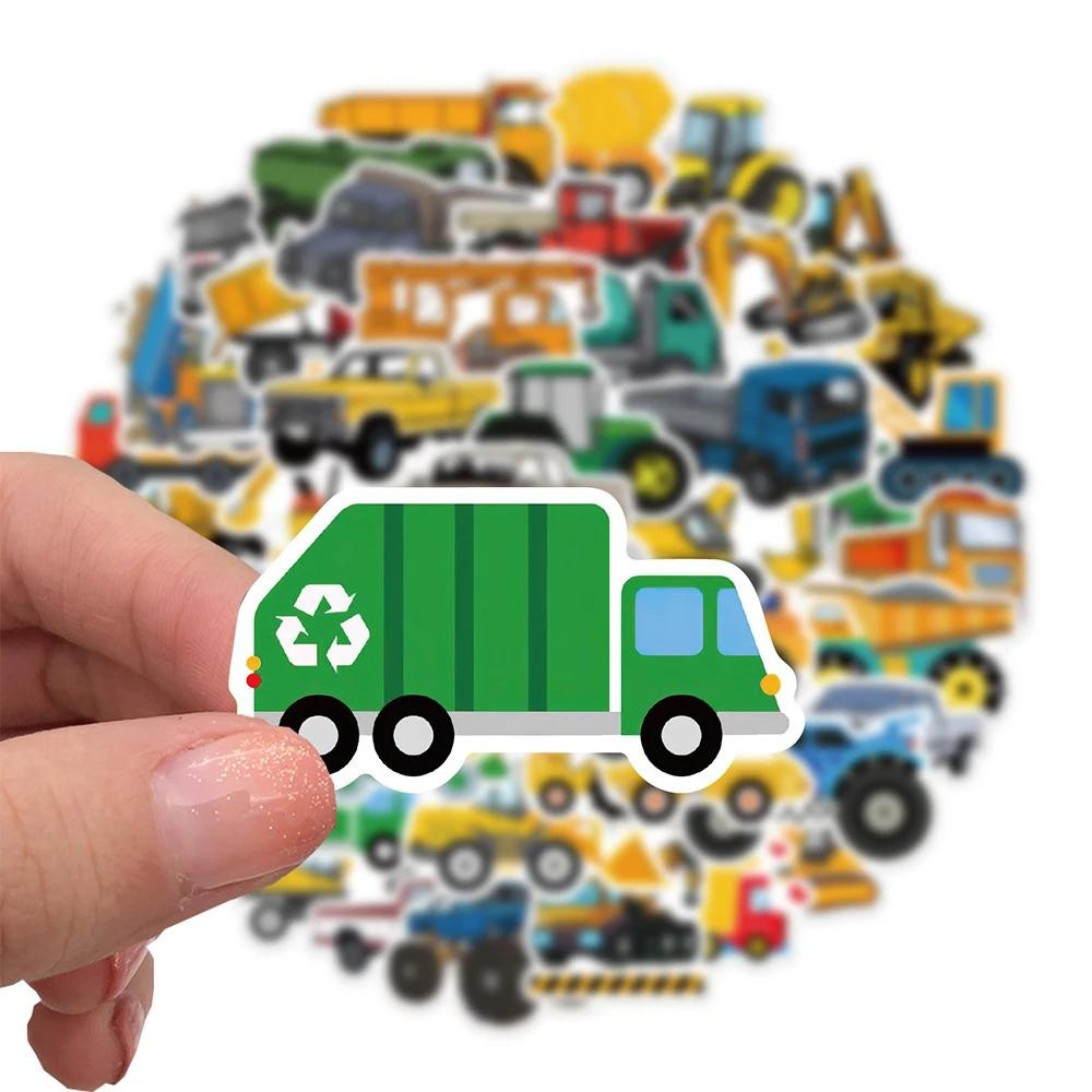 Stickers - vehicles - 50 pcs