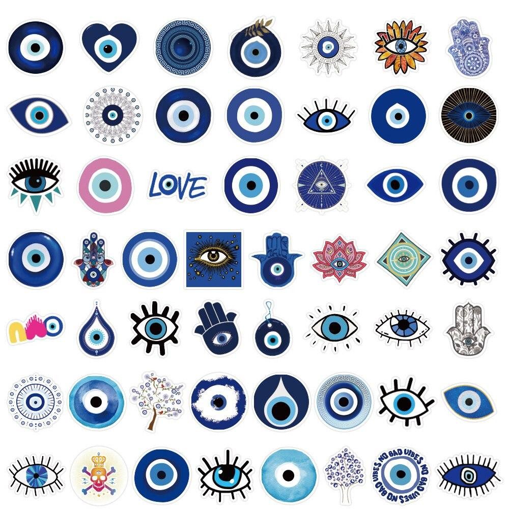 Stickers - coole ogen - 50 st