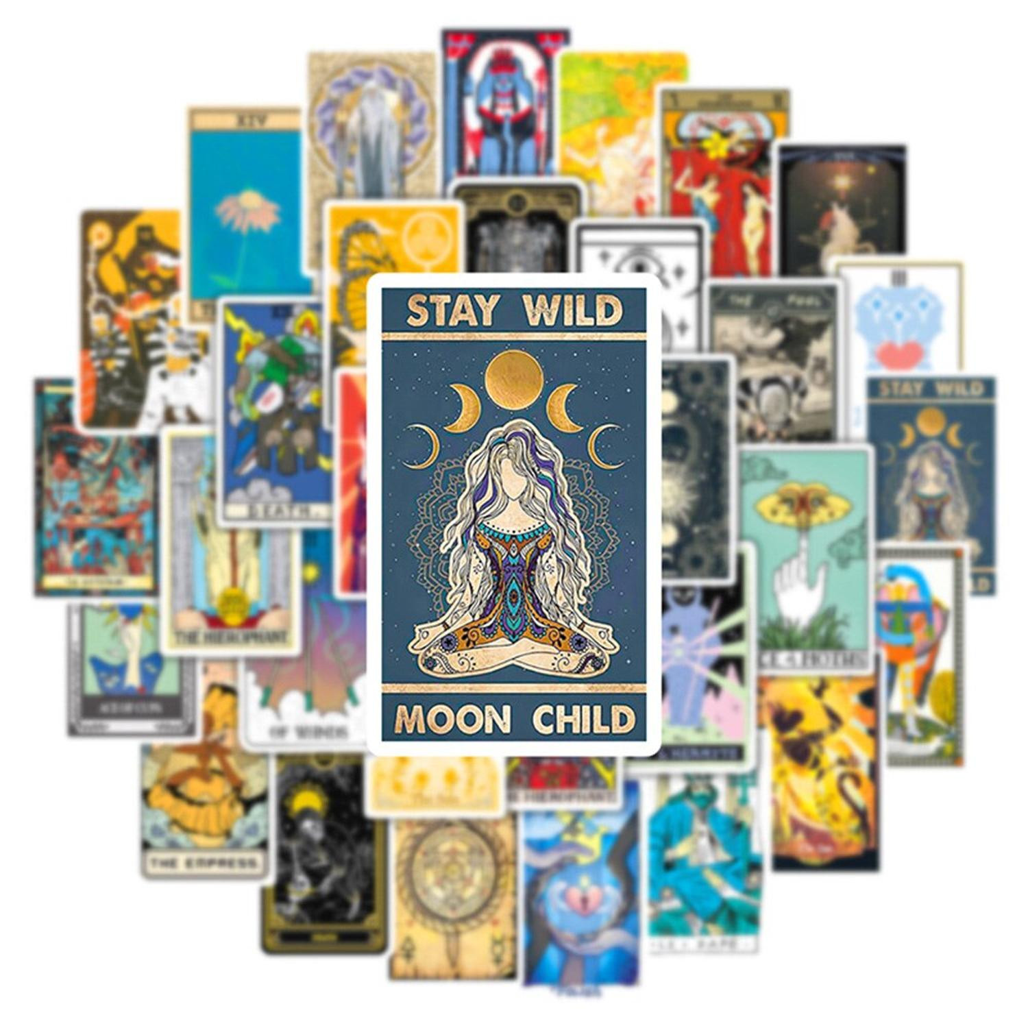 Autocollants - Tarot - 50 pcs