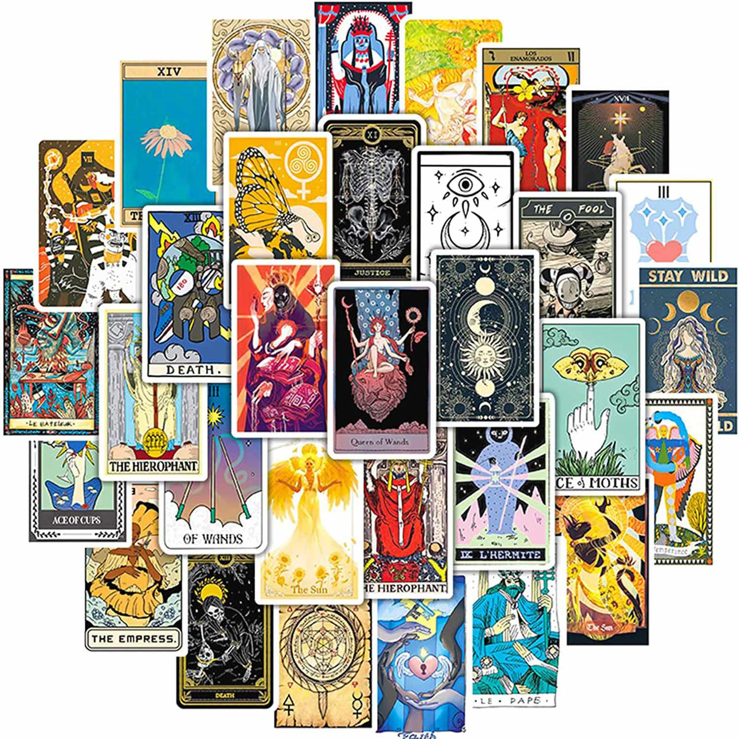 Aufkleber - Tarot - 50 Stk