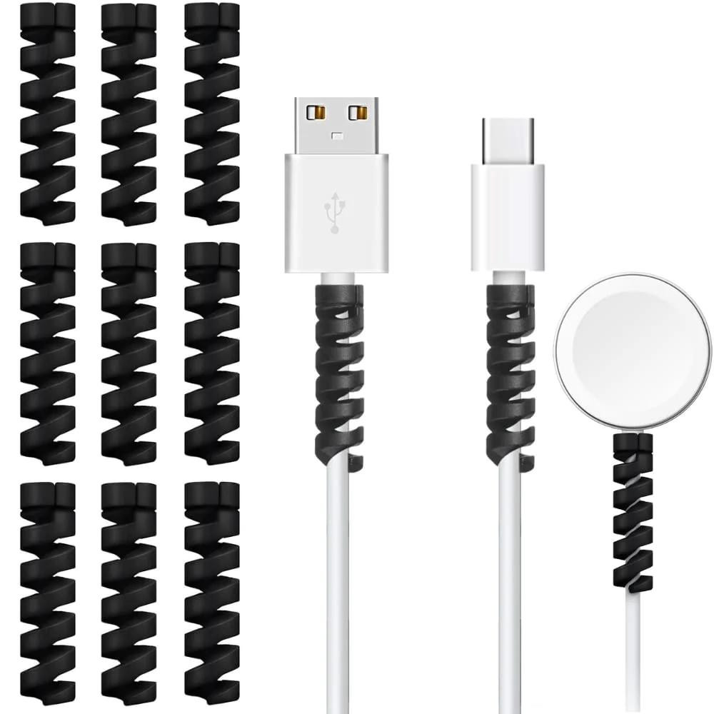 Protection de câble vers USB - noir