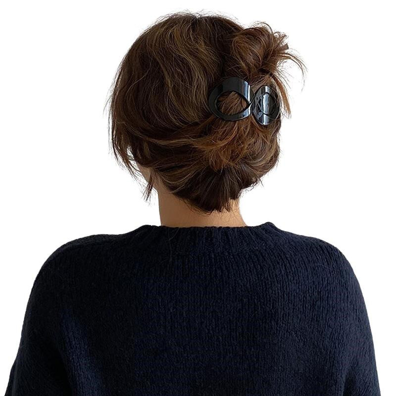 Barrette stylée - noir