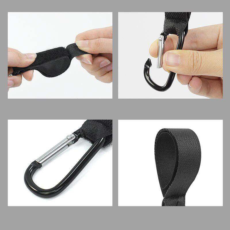 Carbine hook for stroller