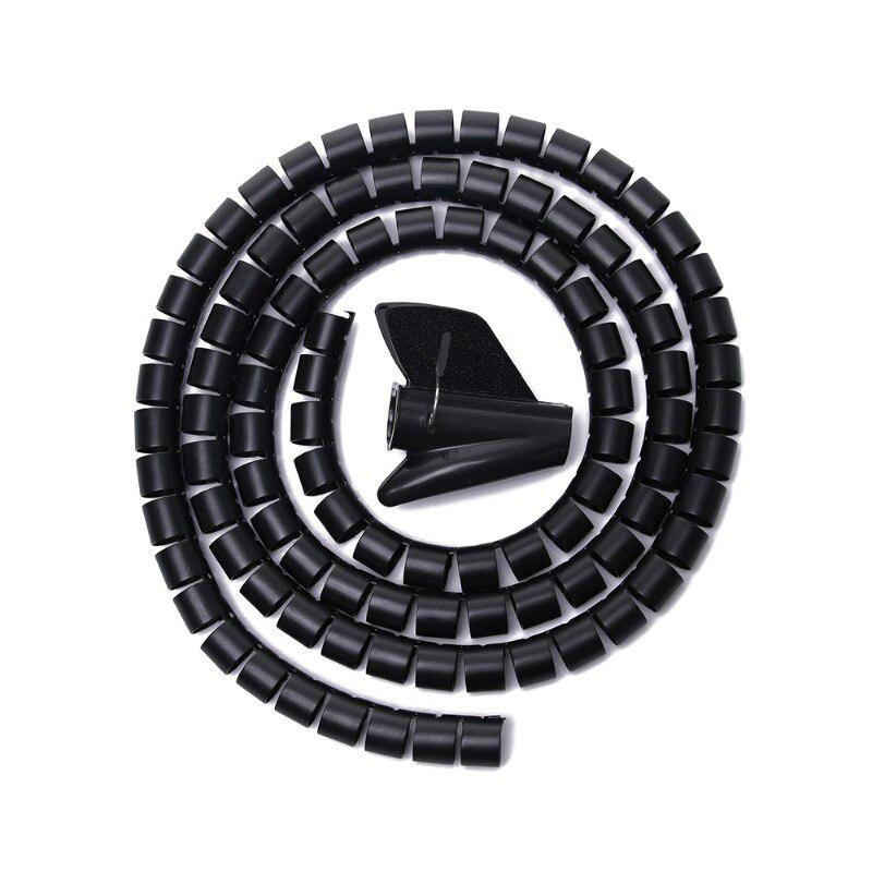 Flexible cable protection - 16 mm - black