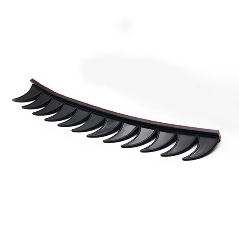Mohawk in rubber - helmversiering - zwart