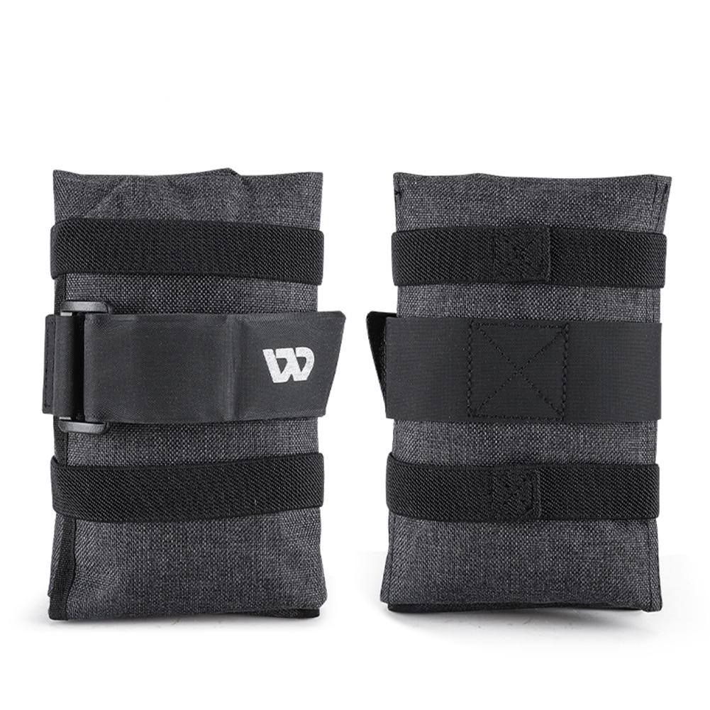 Foldable storage bag for bicycle saddle - gray