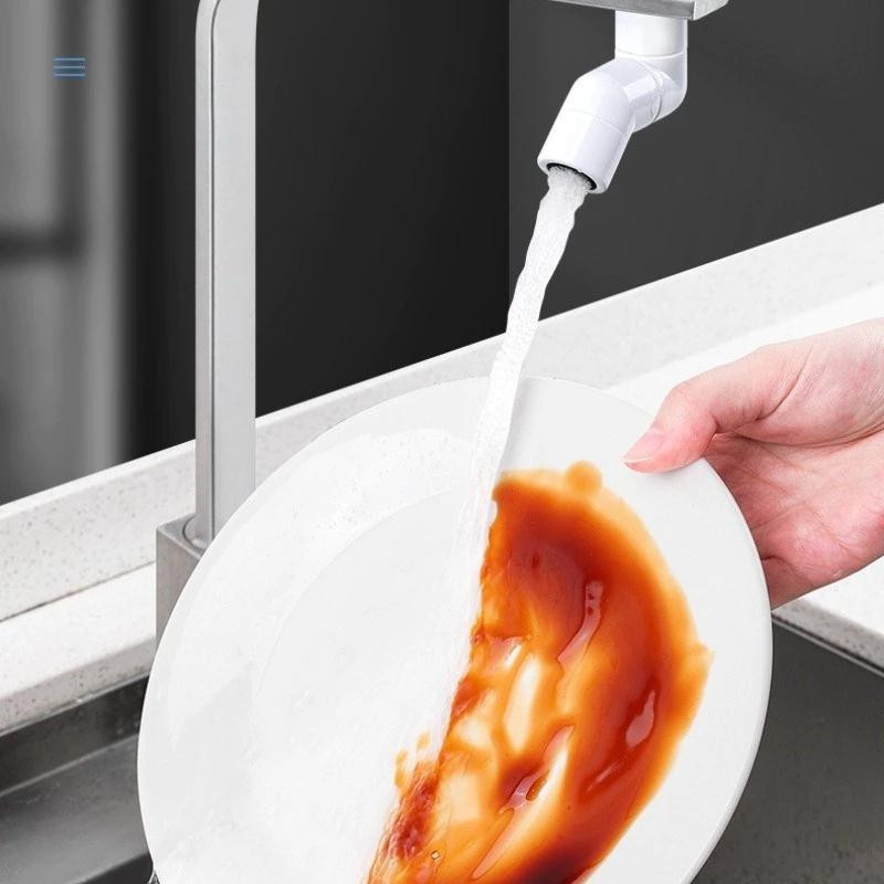 Rotating nozzle to tap - white