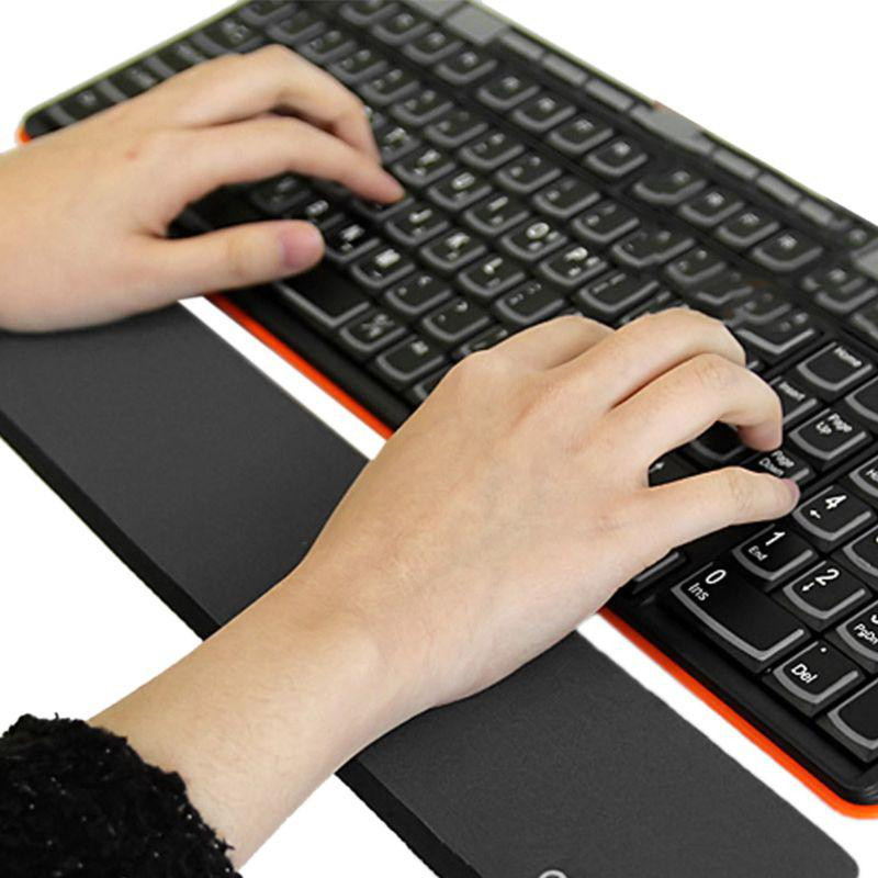 Convenient wrist support for keyboard - black