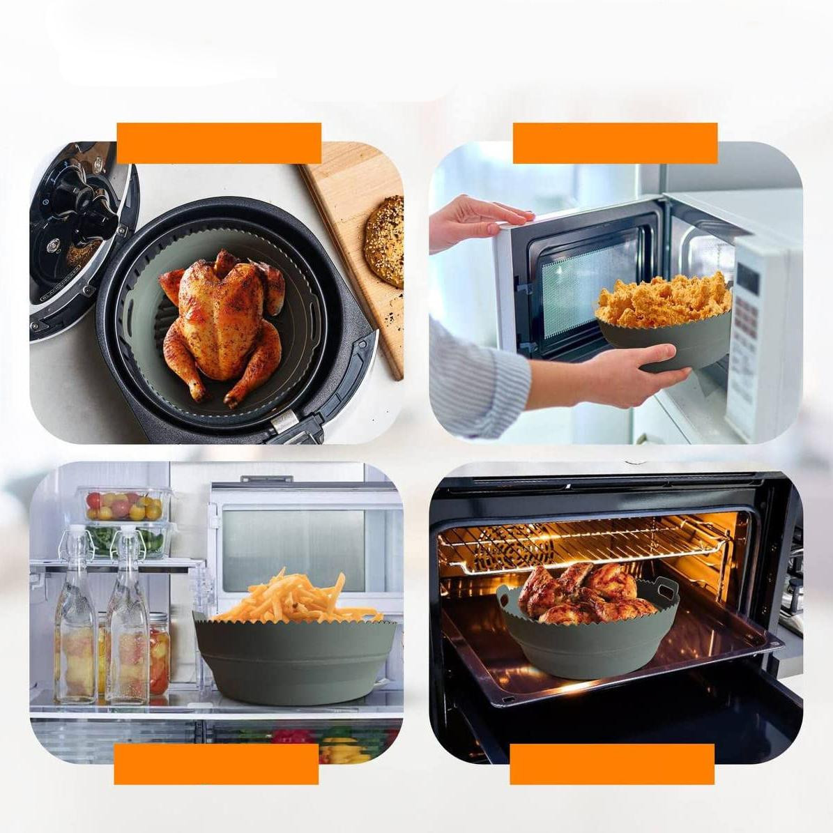 Modulo riutilizzabile per airfryer - grigio