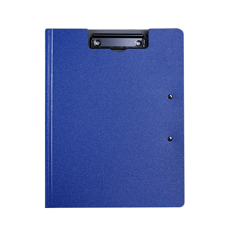Etiquette à double pinces - A4 - bleu