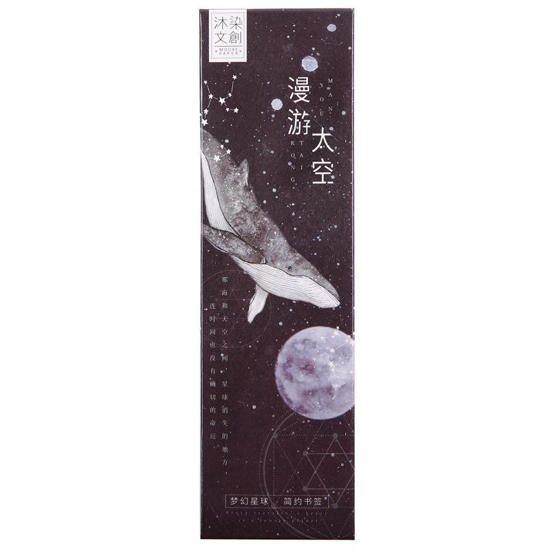 Bookmarks with space theme - 30 pcs