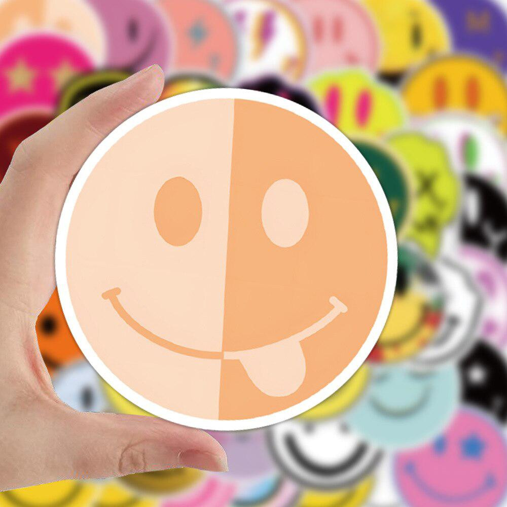 Stickers - Smiley - 50 st