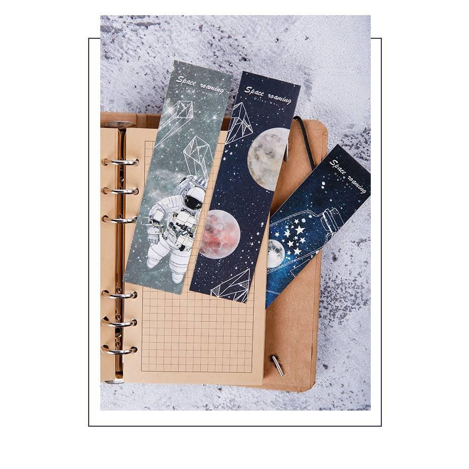 Bookmarks with space theme - 30 pcs