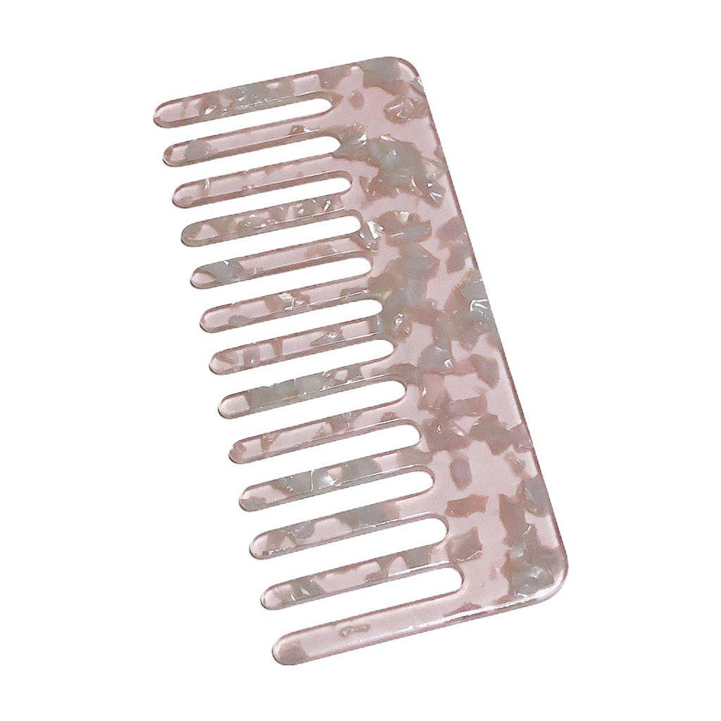 Antistatic comb with marbled pattern