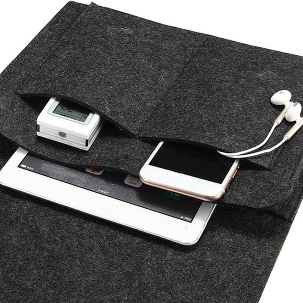 Smart bed storage - textile - gray