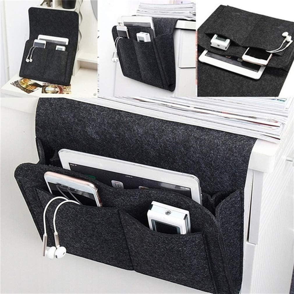 Smart bed storage - textile - gray