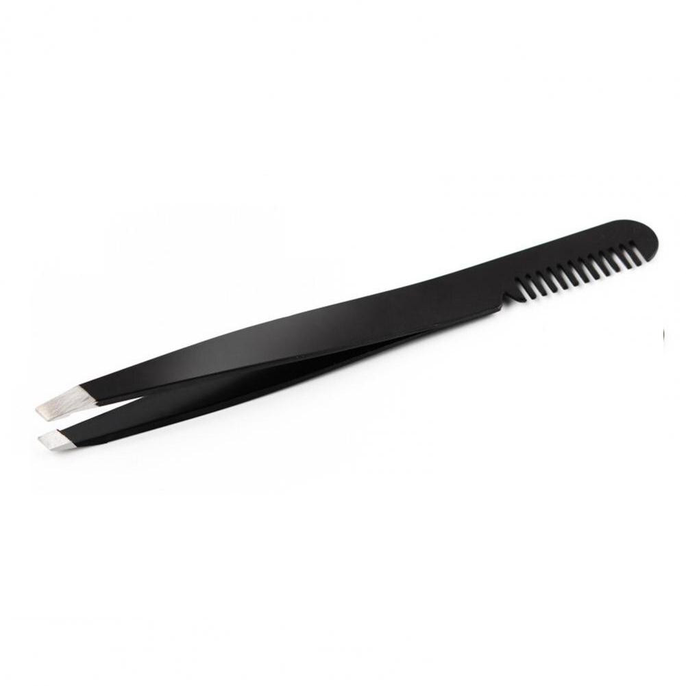 Tweezers with comb - black