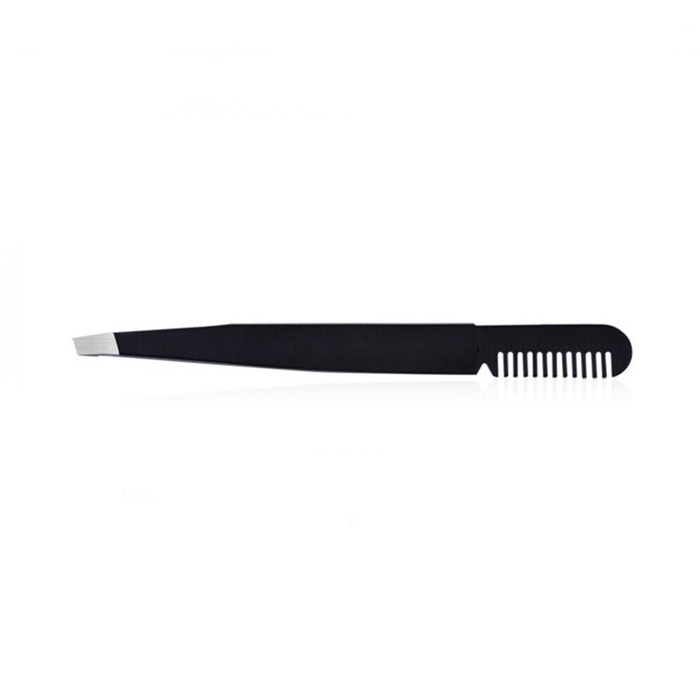 Tweezers with comb - black