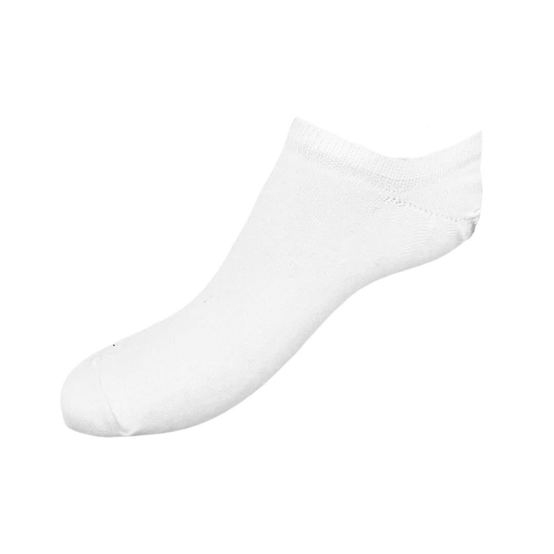 Ankle socks cotton - white - 5 -pack - size. 41-45