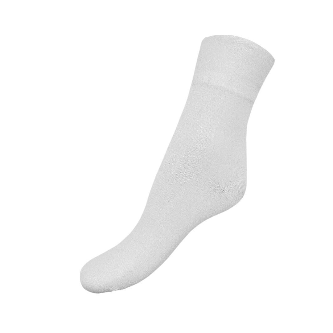 Socks in bamboo - white - 2 -pack - size. 37-40