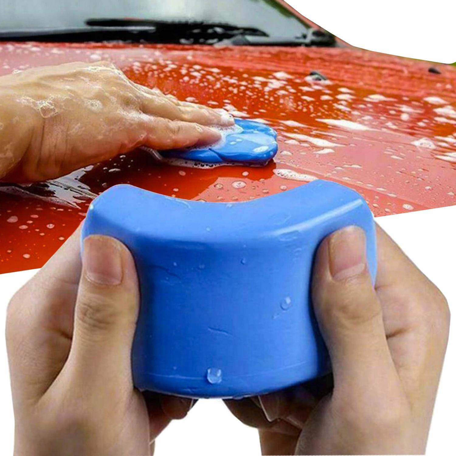 Argilla detergente per auto - 180 g - blu