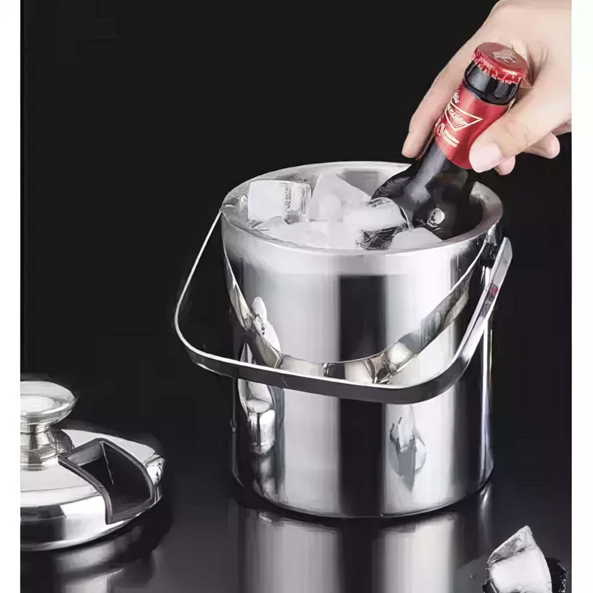 Secchiello per ghiaccio con coperchio - 1,3 l