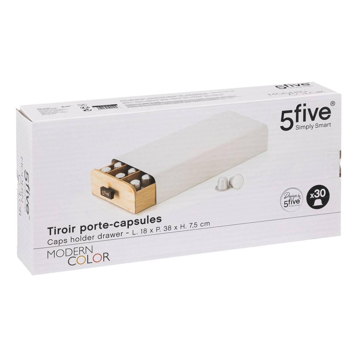 Suporte para 30 cápsulas de café - bambu