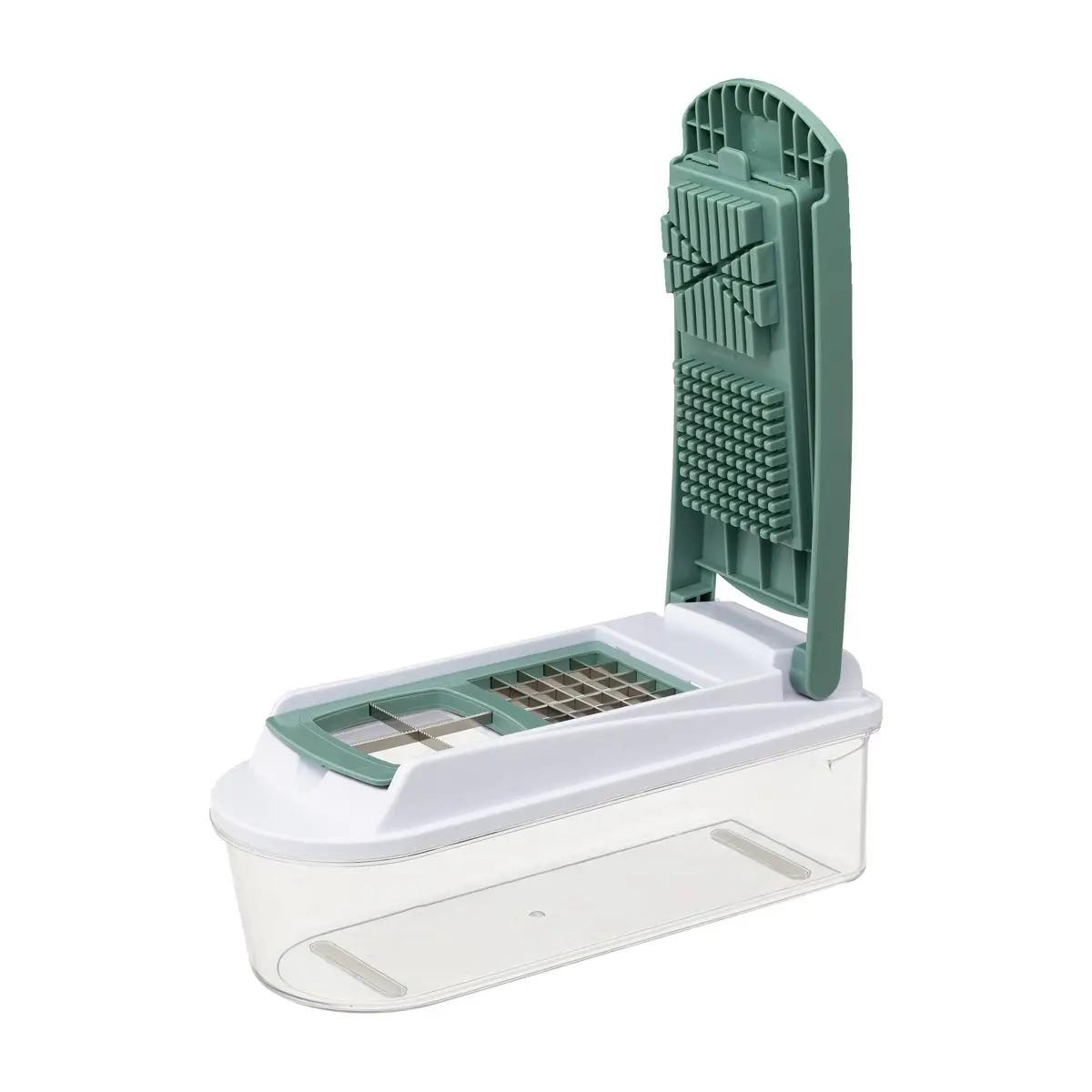 Multifunctional vegetable cutter with collector