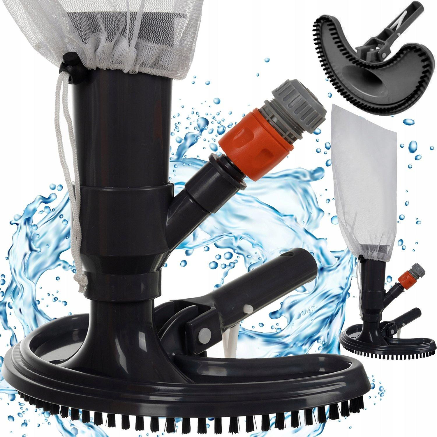 Cleaning set for pool bottoms
