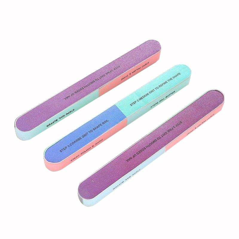 Lima de unhas com 7 superfícies de desbaste