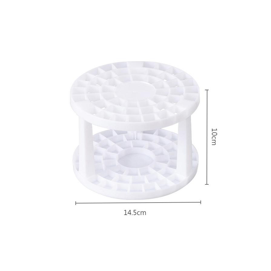 Holder for makeup brushes - white