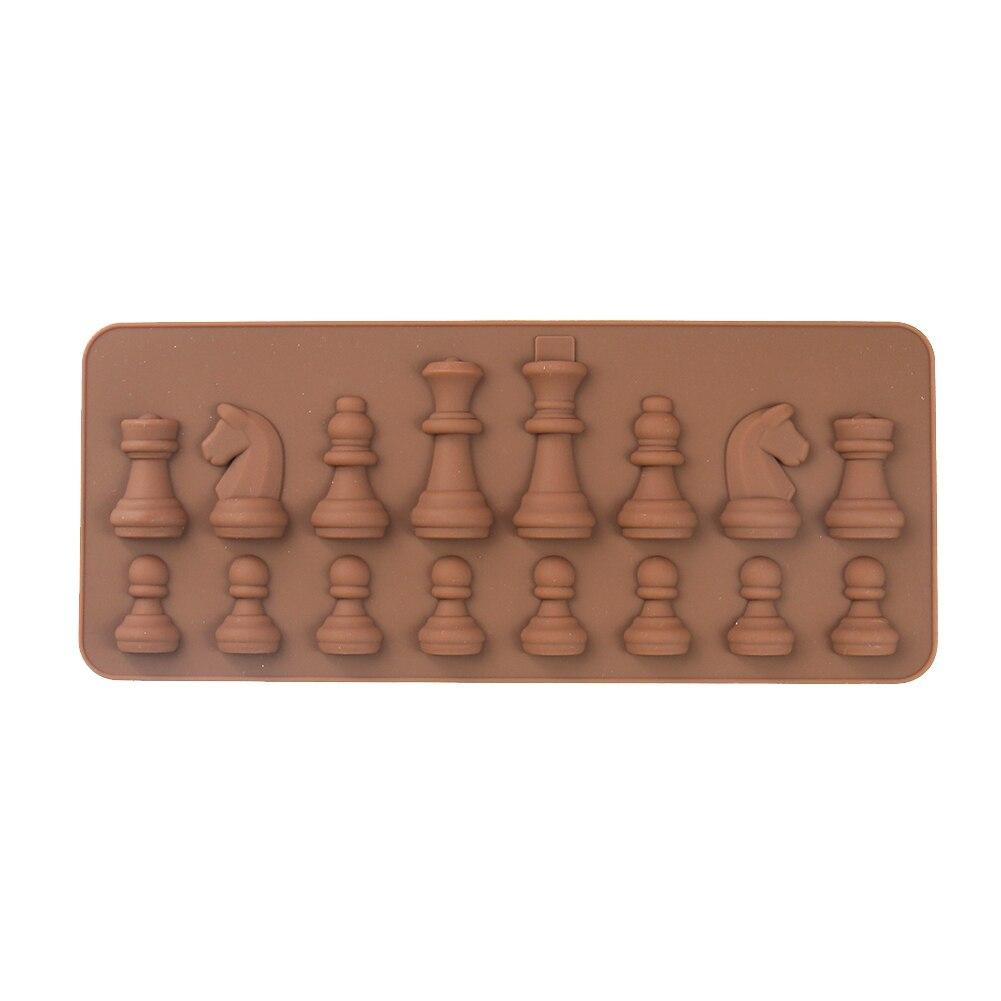 Forma de chocolate - silicone - xadrez