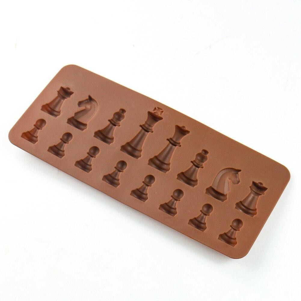 Chocoladevorm - siliconen - schaakspel