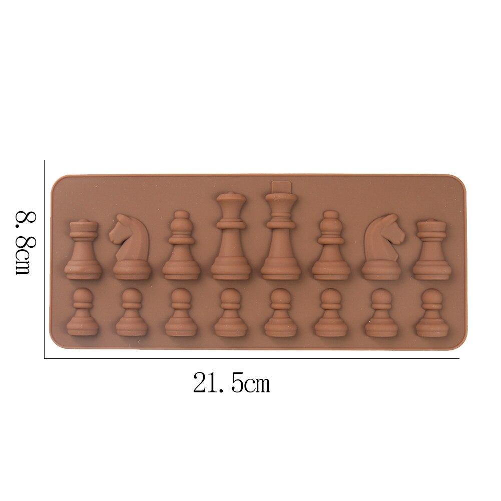 Chocolate shape - silicone - chess