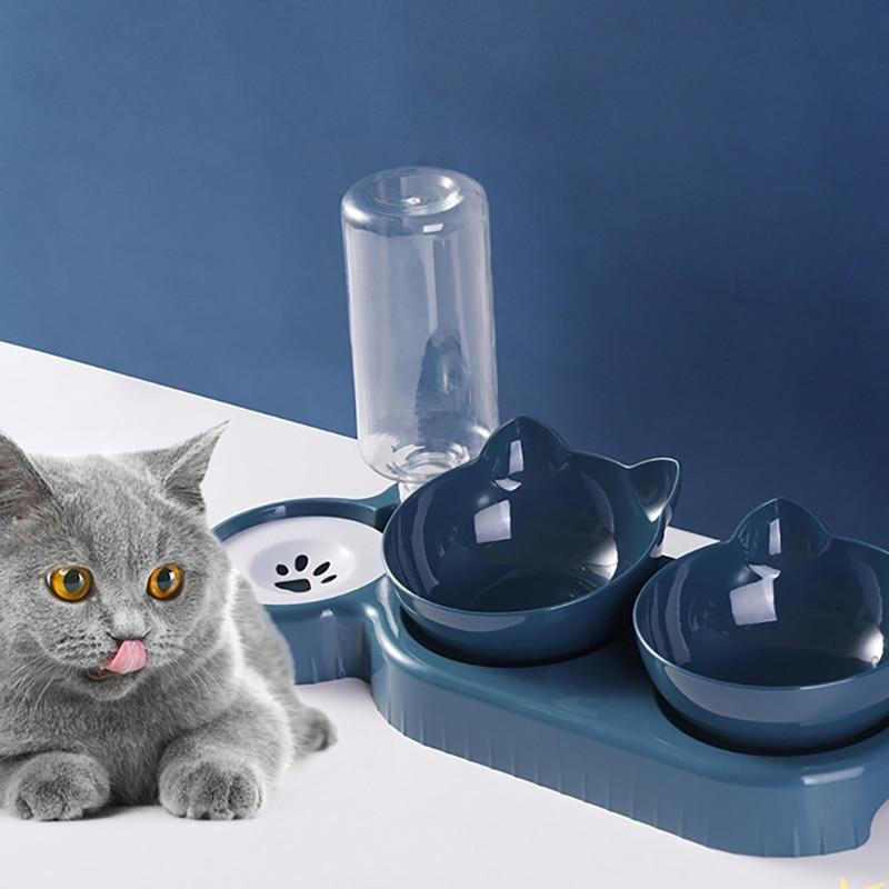 Ciotola e distributore di cibo per gatti - automatico