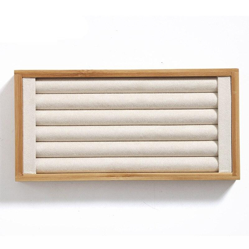 Conjunto para anéis - bambu - bege