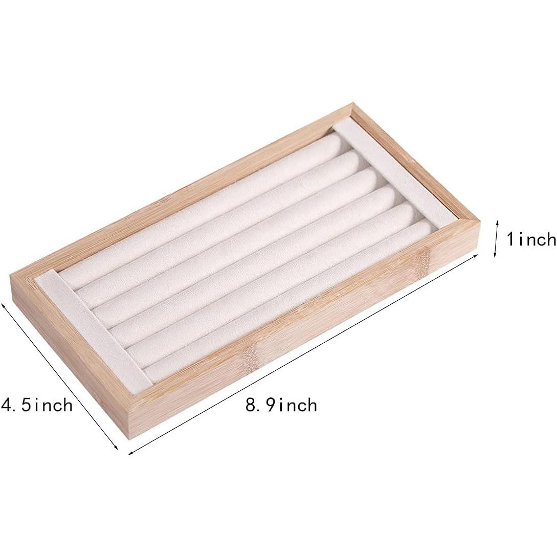 Set pour bagues - bambou - beige
