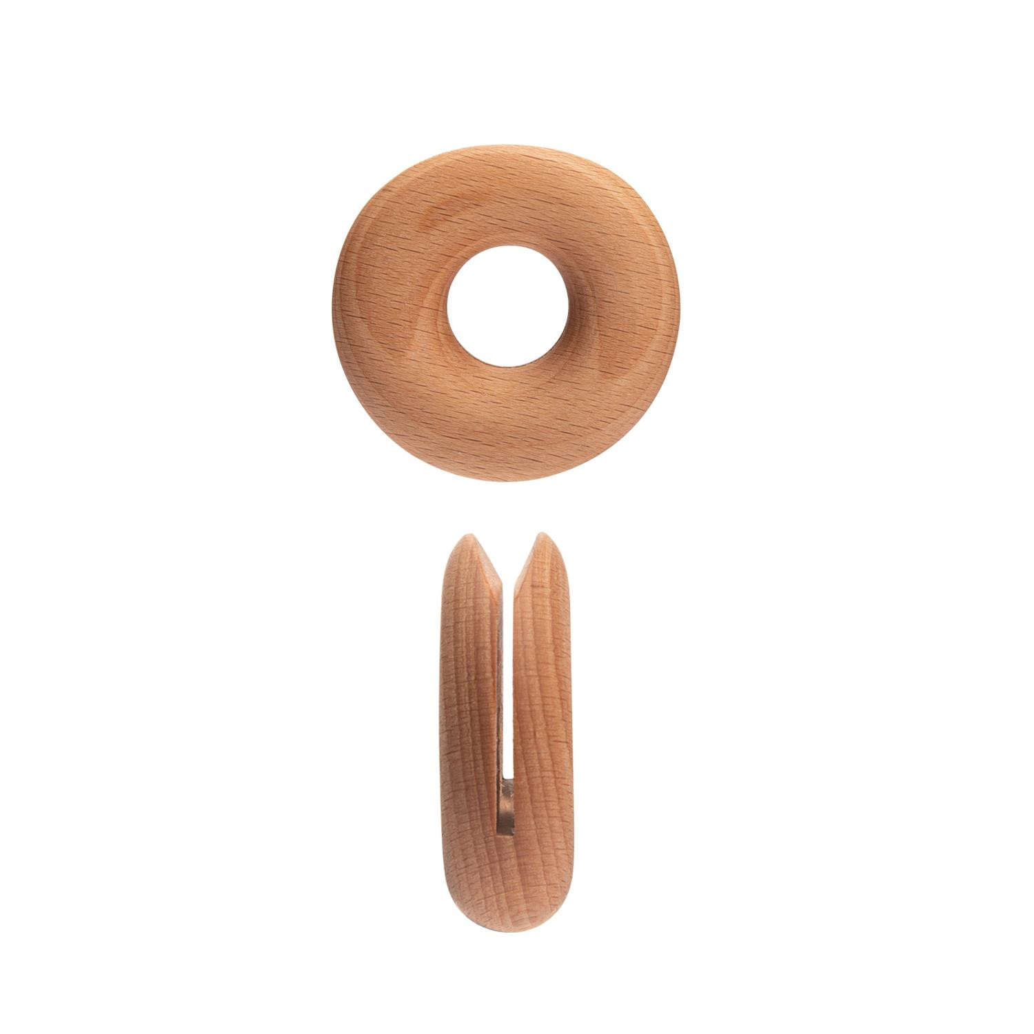Klips do torby - Bookwood - Donut
