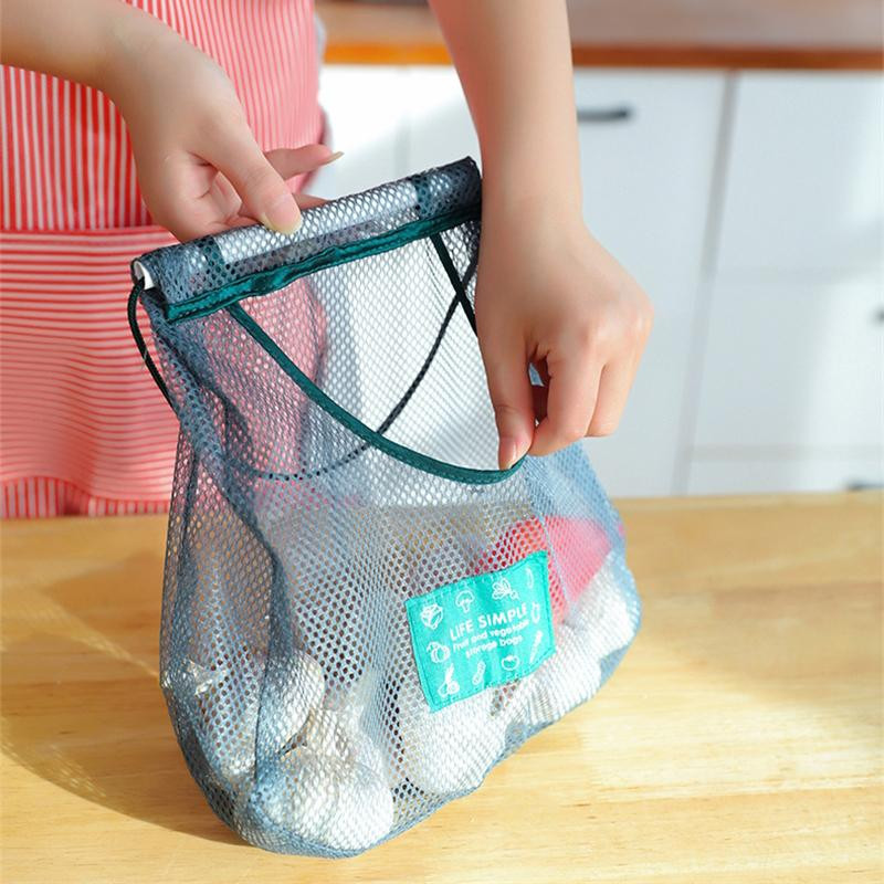 Multifunctional storage bag - net - green