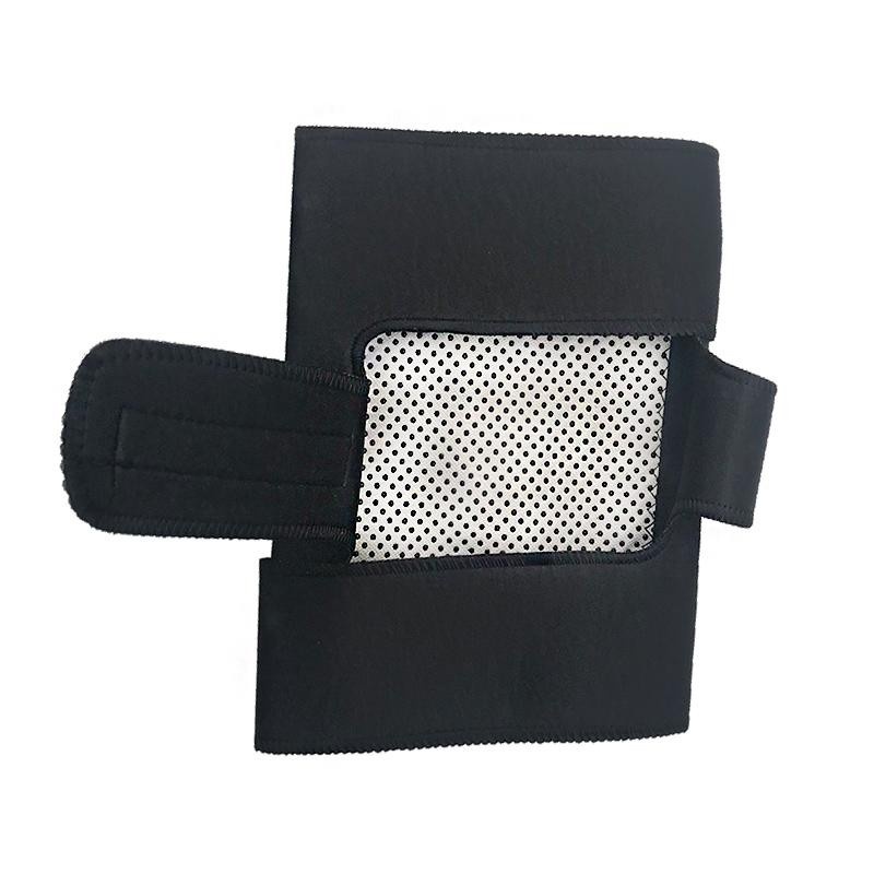 Adjustable knee support with magnetic stones